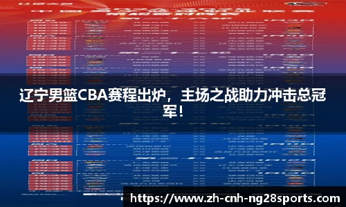 辽宁男篮CBA赛程出炉，主场之战助力冲击总冠军！